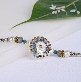 Silver Rakhi