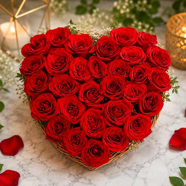 Cute Rose Heart