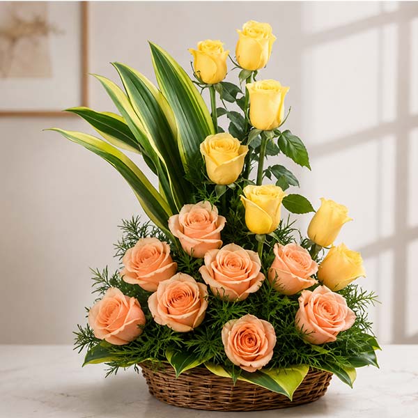 Marvelous Rose Basket