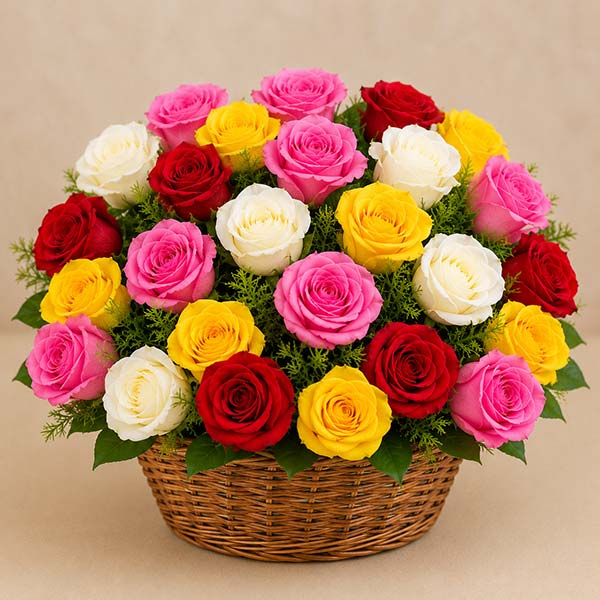 Lovely Colourful Roses