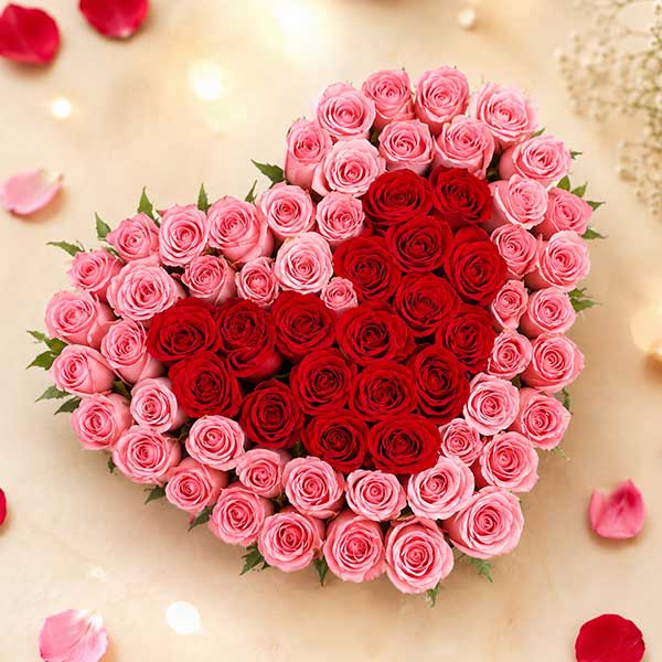Romantic Rose Heart