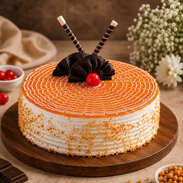 Tasty Butterscotch Cake