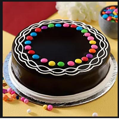 Gems Chocolate Cake