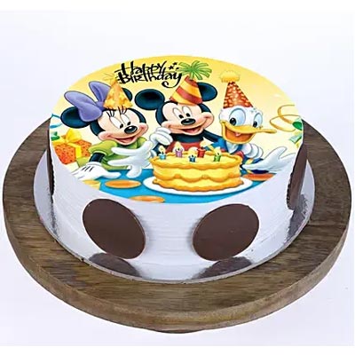 Disney Family Photo Cake