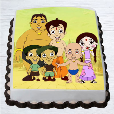 Chota Bheem Photo Cake