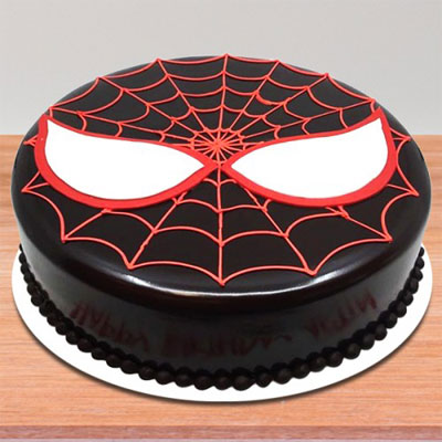 Chocolate Spiderman Cake