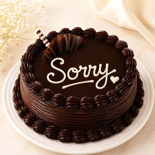 Sorry Chocolate Cake