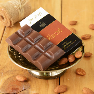 Artisanal Almond Milk Chocolate Bar Set of 2