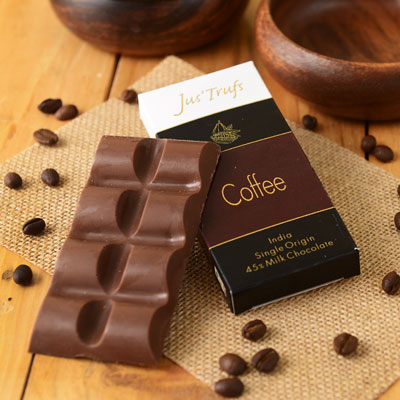 Artisanal Coffee Milk Chocolate Bar Set of 2