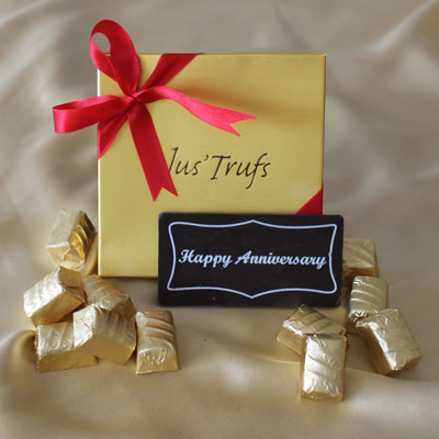 Happy Anniversary Bar with Classic Truffles