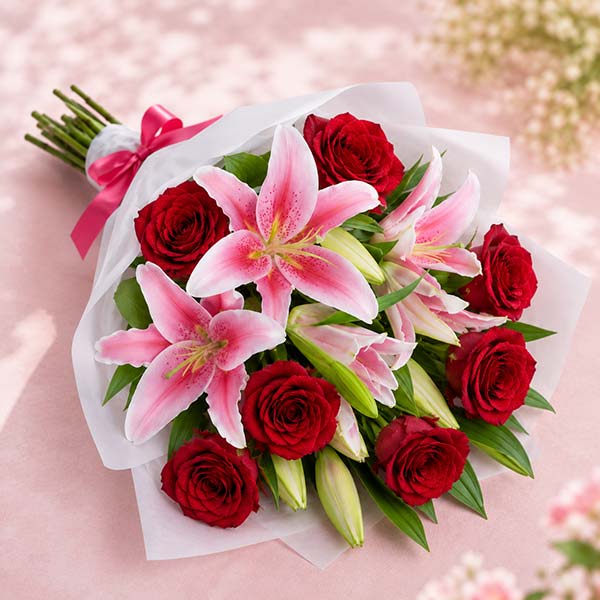 Carnation Lilies Bouquet