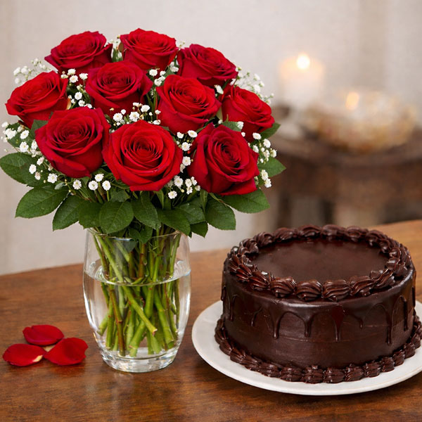 Chocolaty Roses Combo