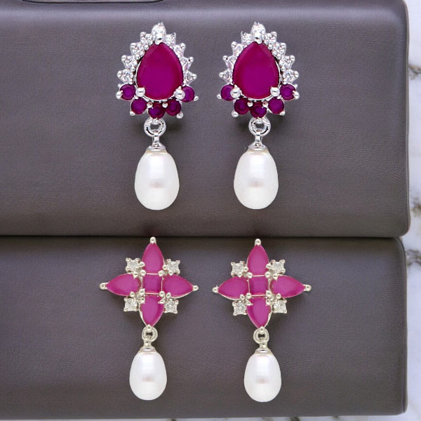 Ayra Combo Of 2 Pair Earrings