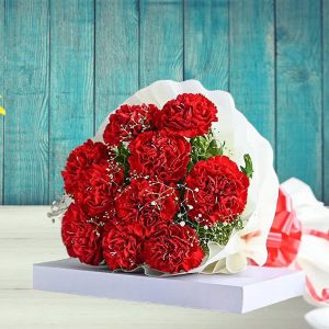 Red Carnation Bouquet