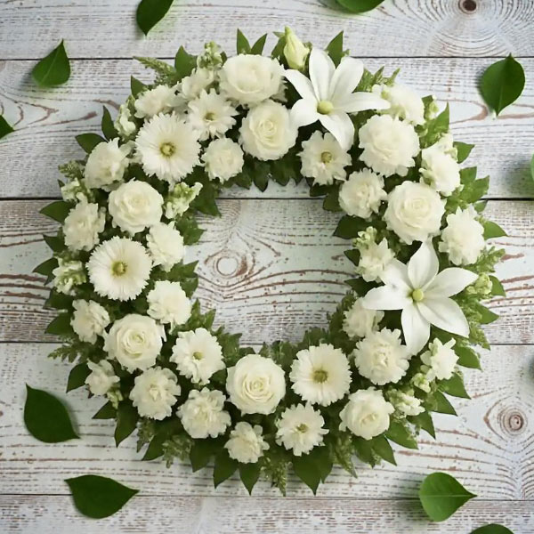 Sympathy Prayer Wreath