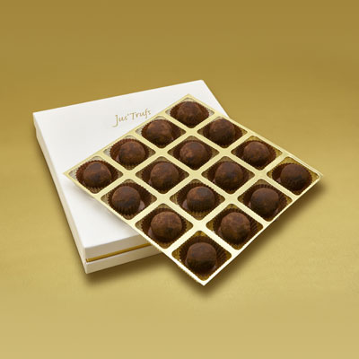 Artisanal Milk Chocolate  Jaggery Truffles Box of 16