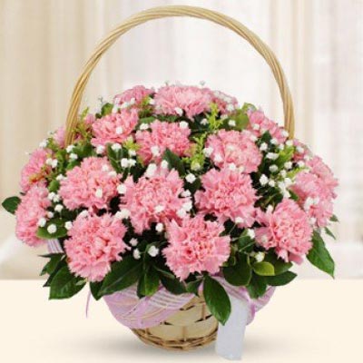 Loving Carnation Basket | Giftsmyntra.com