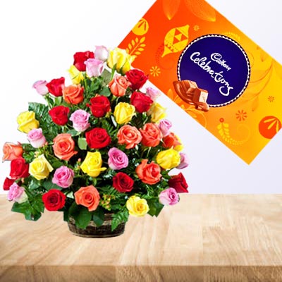 Splendid Roses with Celebration Pack