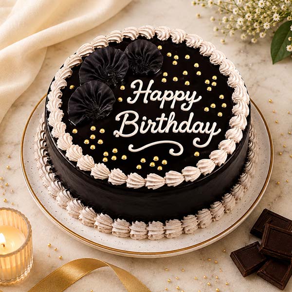 Birthday Five Star Chocolate Cake