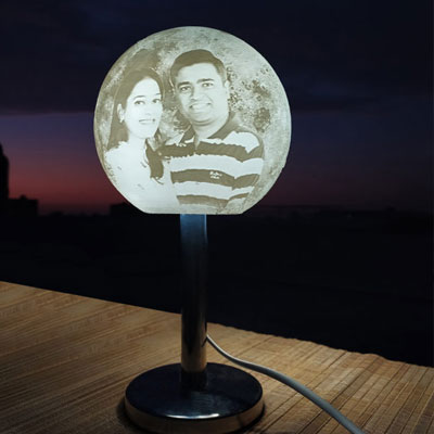Moon Lamp with Rotation