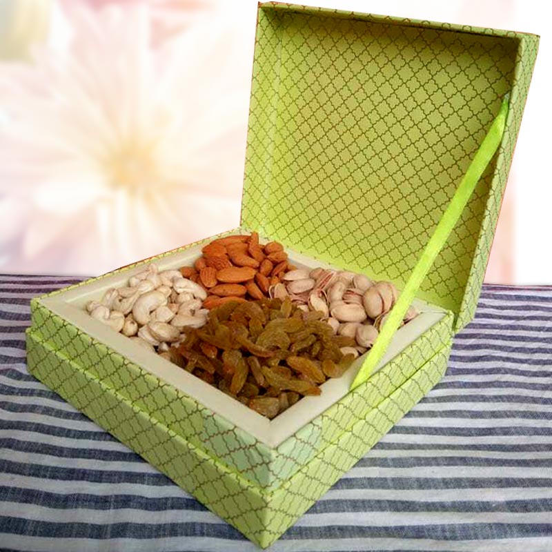 Buy Dry Fruit Gift Hamper GB98563 Online  All India Delivery  SnakTimein