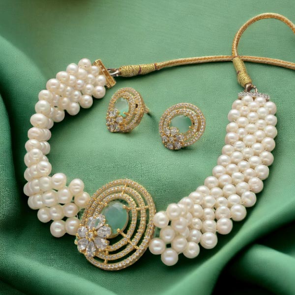 Haarshini Pearl Choker Necklace