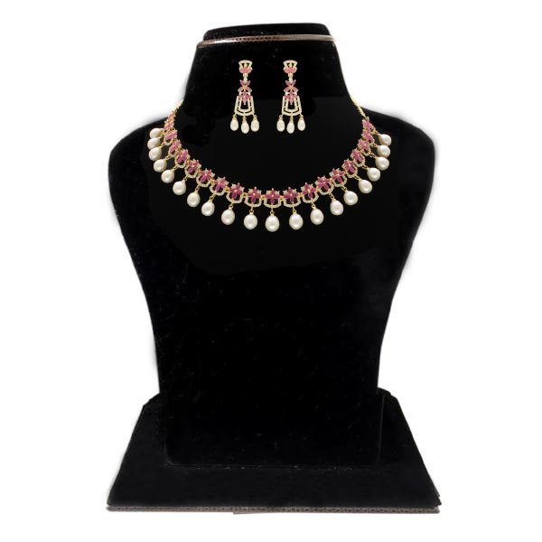 Fani 1 Line Pearl Necklace