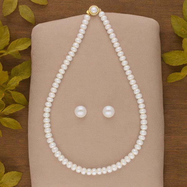 Twisted 1 Line Pearl Necklaces