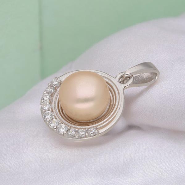 925 Silver Olivia Simple Pearl Pendant