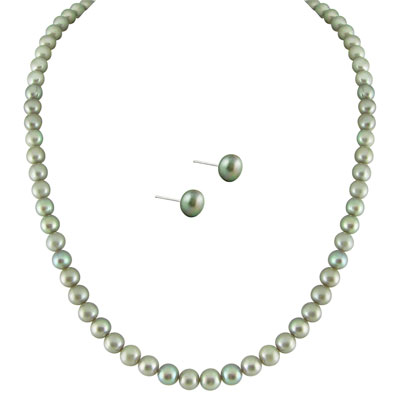 Simple Grey Pearl Set