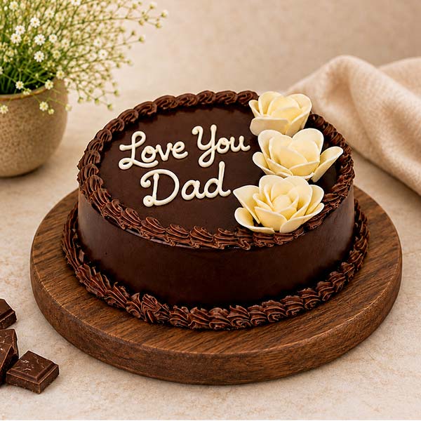 Love You Dad Chocolate Cake