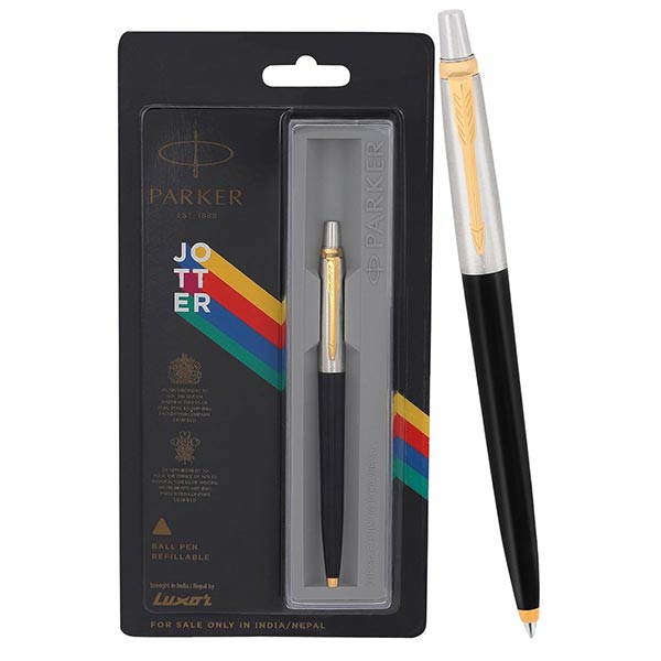 Parker Jotter Standard Ball Pen Gold Trim