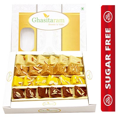 Sugarfree Assorted Mawa Barfi (400grms)