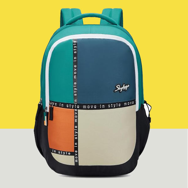 Skybags Check Stylish School Backpack