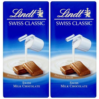 Lindt Milk Chocolate Bar Set