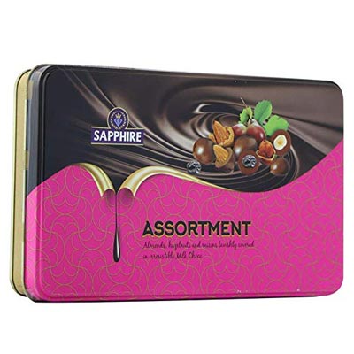 Milk Coated Assorted Nut Chocolates Box