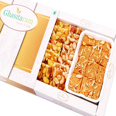 Nani’s Special Besan Barfi and Dryfruit Chiiki Hamper