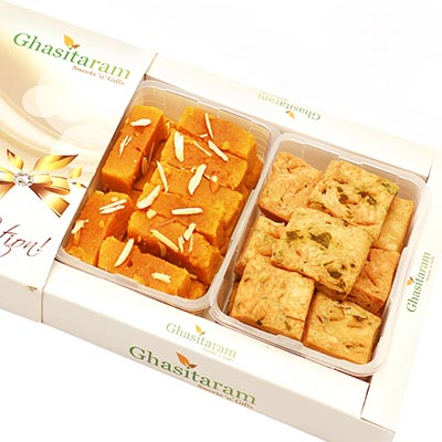 Mysore Pak and Methi Mathri Hamper