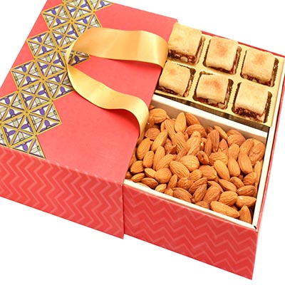 2 Part Almonds and Baked Anjeer Bites Box