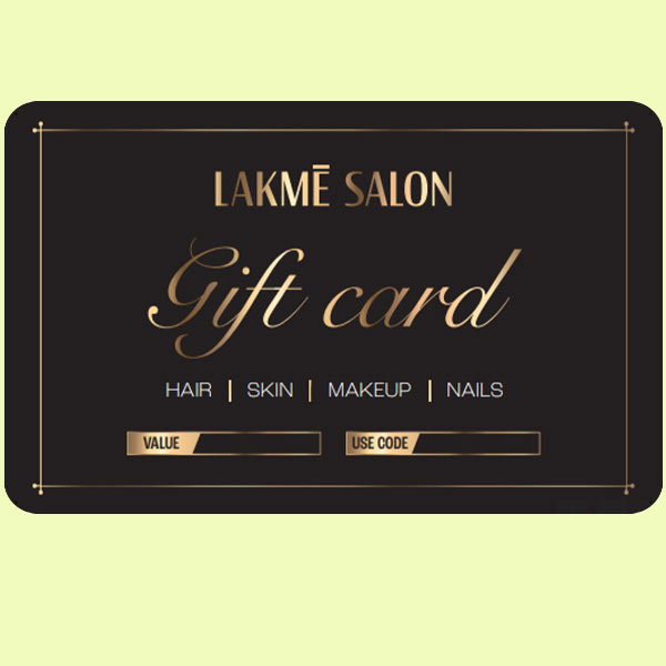 Lakme Salon E-Gift Vouchers