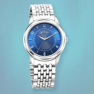 Titan Karishma Zing Blue Dial Watch for Men