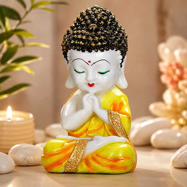 Cute Buddha Meditation Showpiece