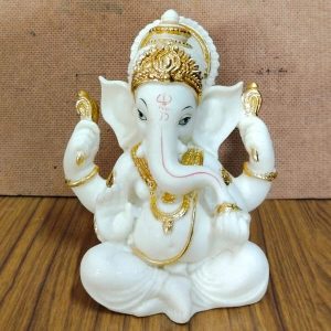 Designer Marble Lord Ganesha Idol