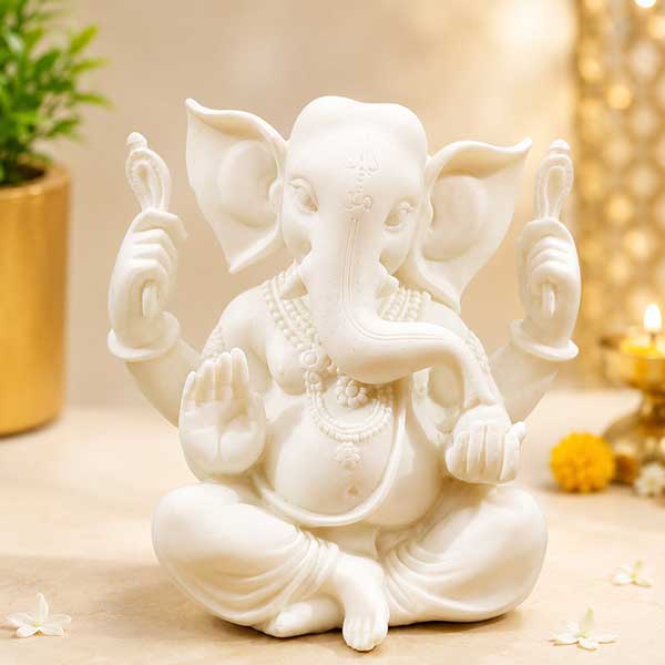 Designer Marble Lord Ganesha Idol