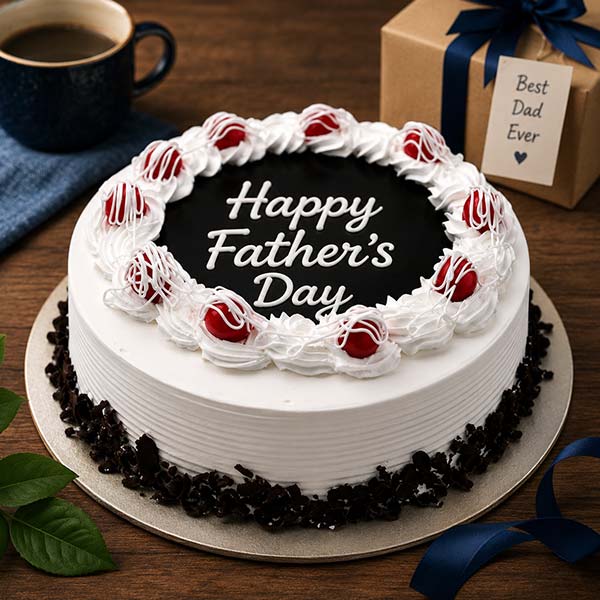 Fathers Day Black Forest Cake