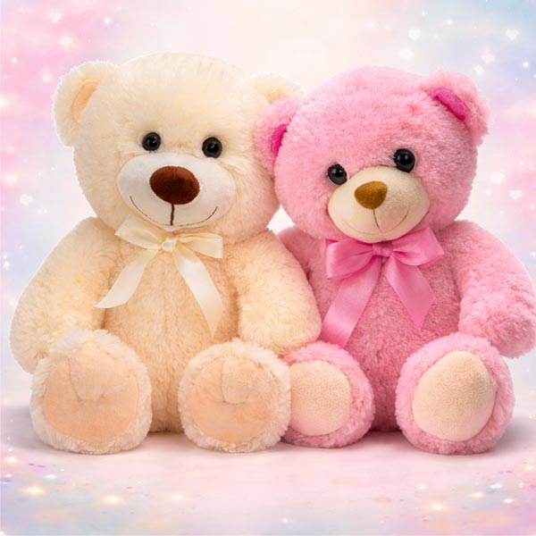 Loveable Teddy Pair