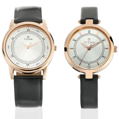 Titan Wedding Pair Watches