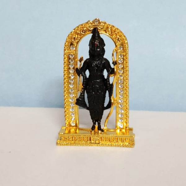 Sri Ram Lala Stone Studded Car and Home Décor Statue
