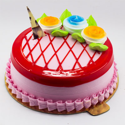 Best Strawberry Cake 1kg - Midnight Delivery