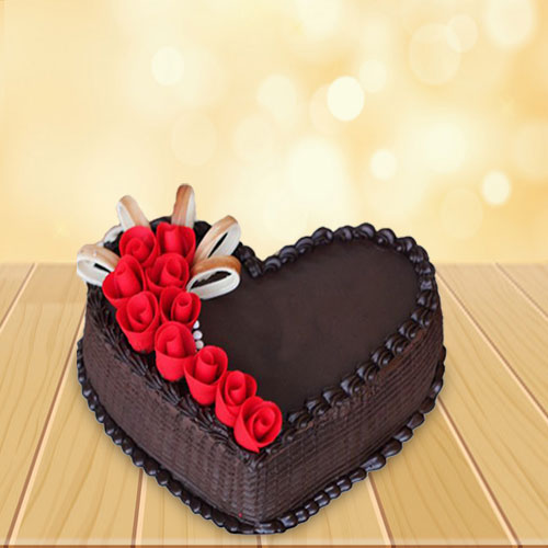 Heart Shaped Chocolate Cake from Five Star Bakery